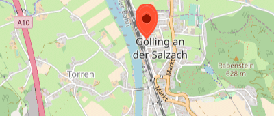 Praxis Pfurtscheller Golling, Bahnhofstr. 98, Open Street Karte